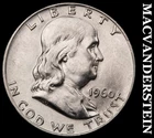 1960-D Franklin Half Dollar- Silver- Scarce High Grade Luster No Reserve #J1493