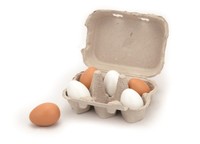 6 Pcs Wooden Eggs - Pretend Children Play Kitchen Game Food on sale 6 Pcs Wooden Eggs - Pretend Children Play Kitchen Game Food on sale