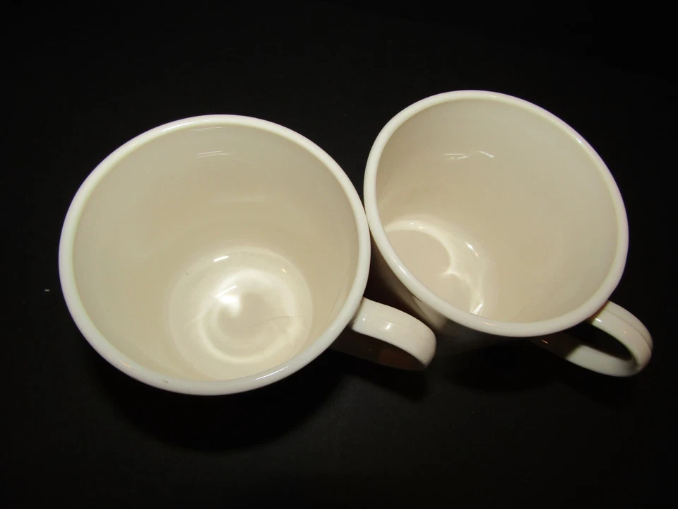 CORELLE Corning Juego de 2 Tazas Rosa Tulipanes AZUL Y PÚRPURA Flores ARENISCA 3.5" T Foto 2 de 4