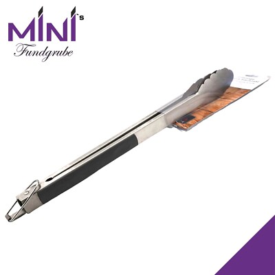 ACTIVA Mastercook Edelstahl Grillzange mit Antirutschgriff Bratzange