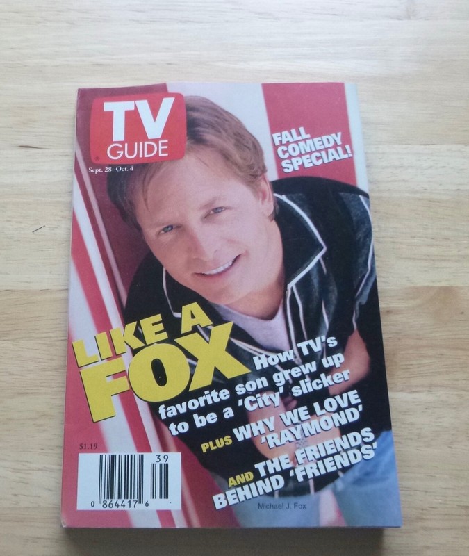 TV GUIDE Sept 28-Oct 4   1996 Michael J Fox "City"/Fall Comedy Charlotte NC