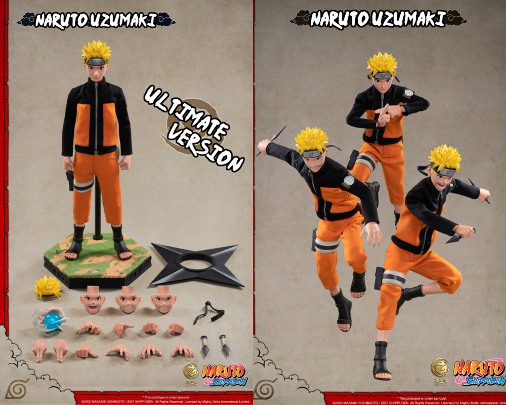 NARUTO フィギュア 6体セット Zen Creations Uzumaki Narut Ulitmate Edition 1/6th Action Figure