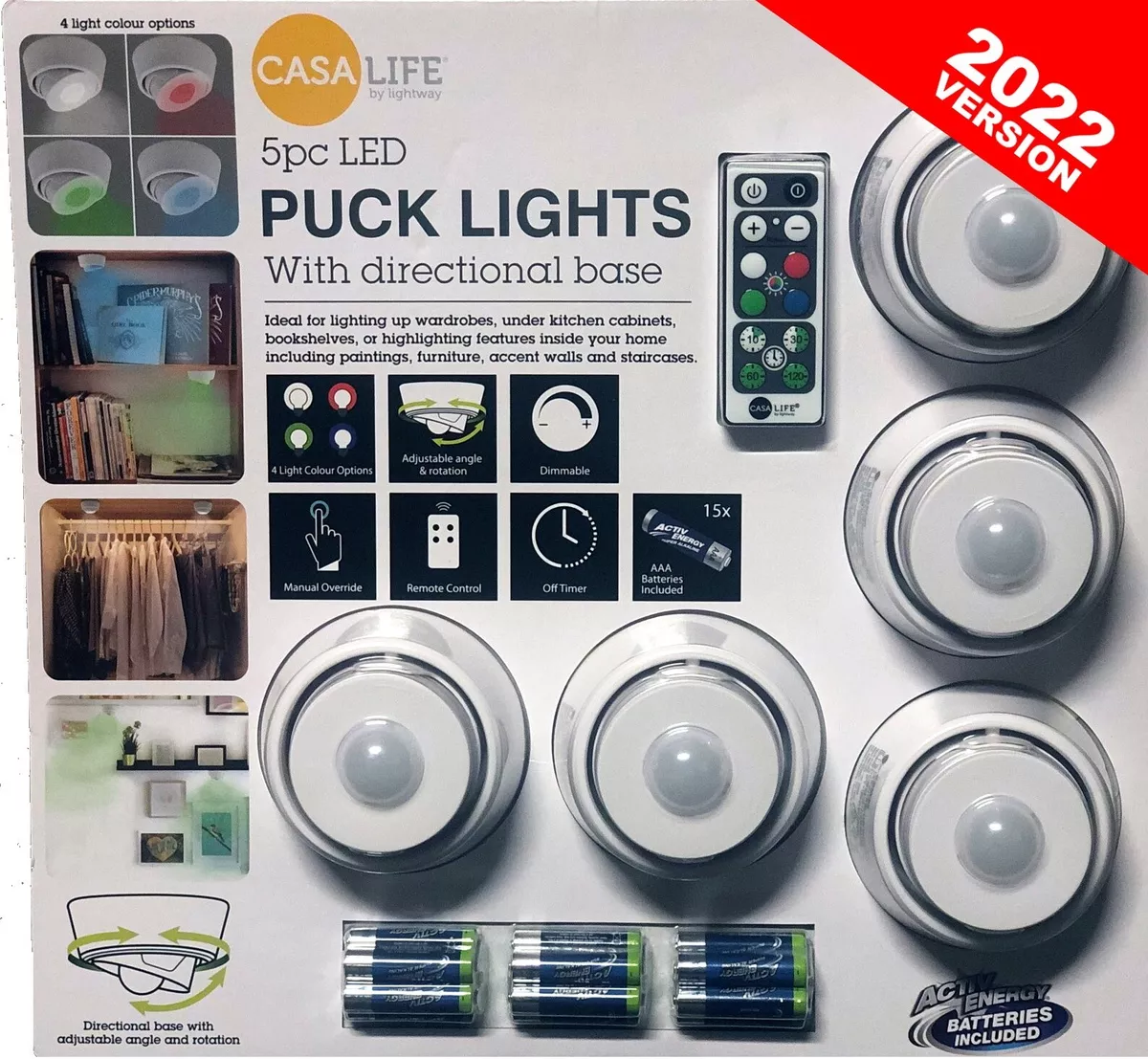 Slim led 2024 puck lights
