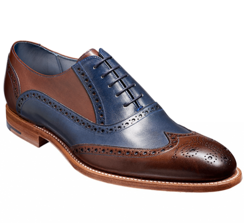 Men brogue leather formal shoes 