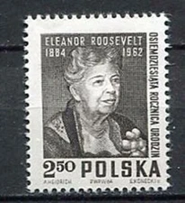 35718) POLAND 1964 MNH** Eleanor Roosevelt 1v. Scott# 1272