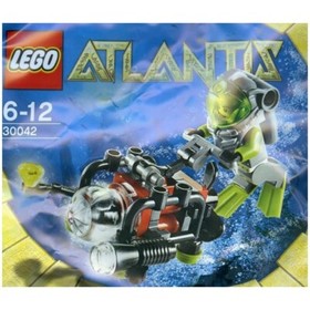 Lego Atlantis Diver Lance Spears with Mini Sub 30042 -Poly Bag-2010