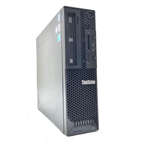 Lenovo ThinkStation E31 SFF i7-3770 3.4GHz 16GB RAM 128GB Win10 Desktop PC W2100