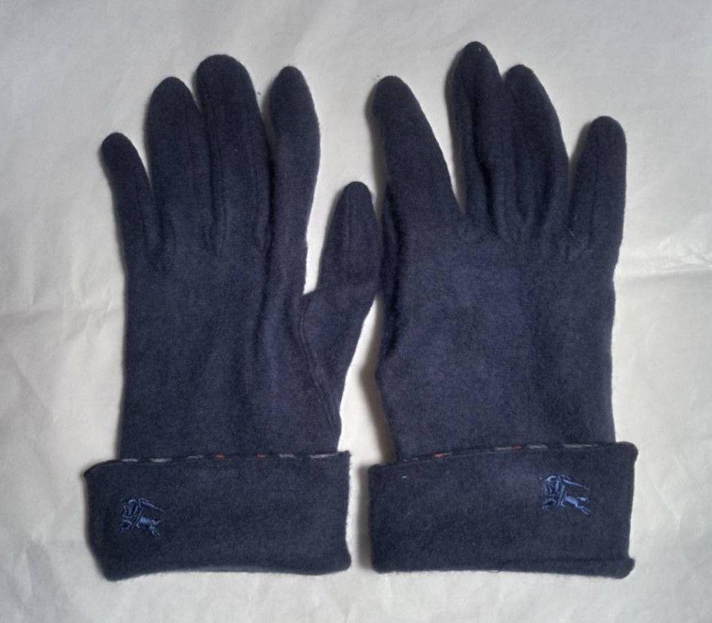 Burberry Nova Check Women's Gloves 5-Finger Excellent Condition Used