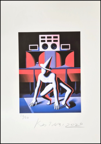 MARK KOSTABI * Untitled * 70 x 50 cm * lithograph * Kunstdruck * limited # xx/50