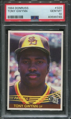 1984 Donruss #324 Tony Gwynn psa 10 Gem Mint HOF