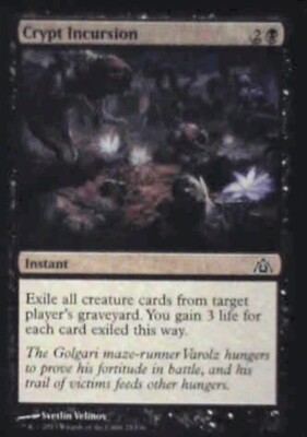 Crypt Incursion - Dragon's Maze: #23, Magic: The Gathering Nm R136