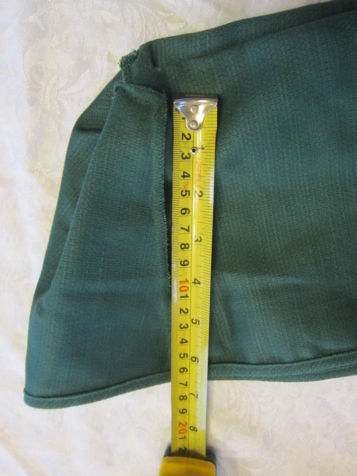 Longaberger Card Keeper Basket Liner Green 6.25" T x 10" W x 5" D ~ Liner Only - Image 3 of 4