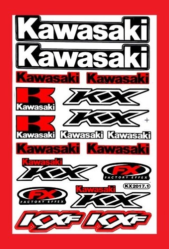 Kawasaki Sticker Helmet Decal For Motorcycle Car ATV Bike Motor Sport Racing K04 - Picture 5 of 6