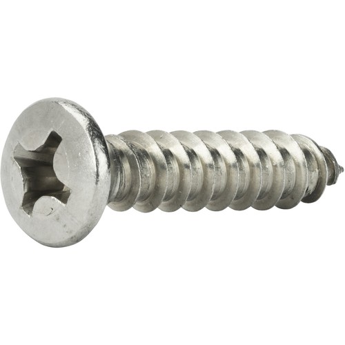 #12 Self Tapping Sheet Metal Screws Phillips Oval Head Stainless Steel All Sizes - 第 6/76 張圖片