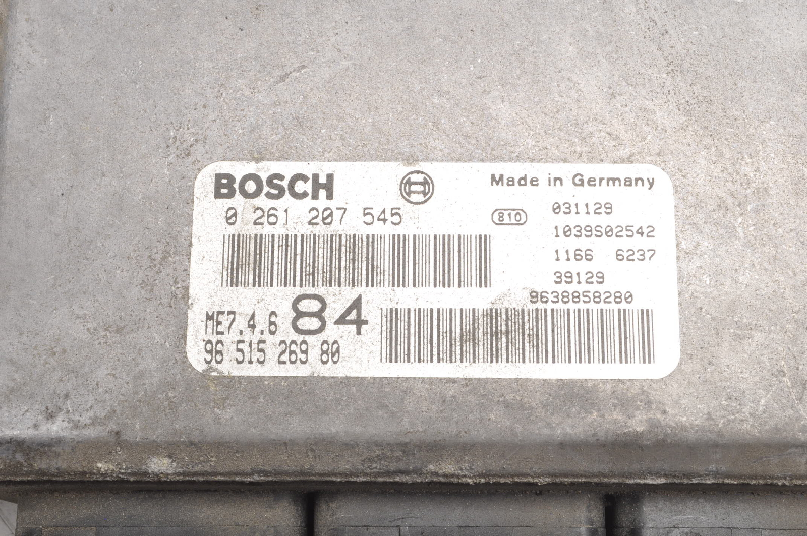 Peugeot 807 3.0 engine computer 9651526980 S27891647438 (READ  