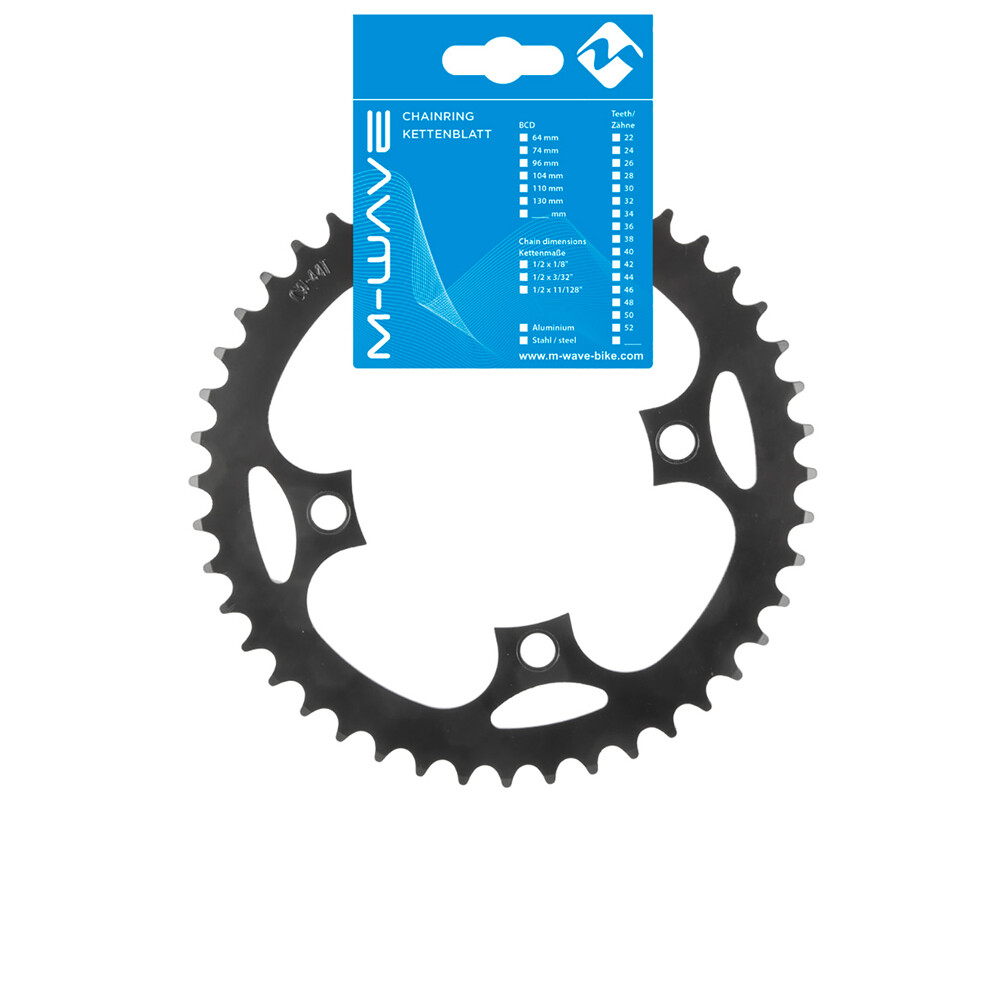 corona e-bike 1/2x3/32 44d bosch gen1+3 / brose nero M-Wave Guarnitura