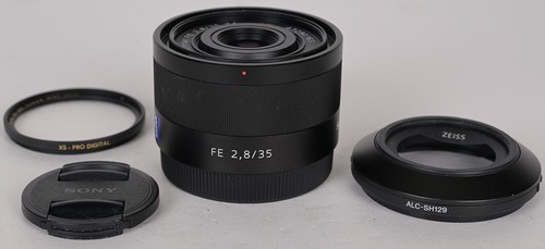 EX++ Sony E Zeiss Sonnar FE 35mm f2.8 ZA T* Prime Wide Angle Warranty