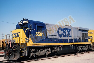 Vtg 2000 Train Slide 5581 CSX Engine Montgomery AL X7M186 | eBay