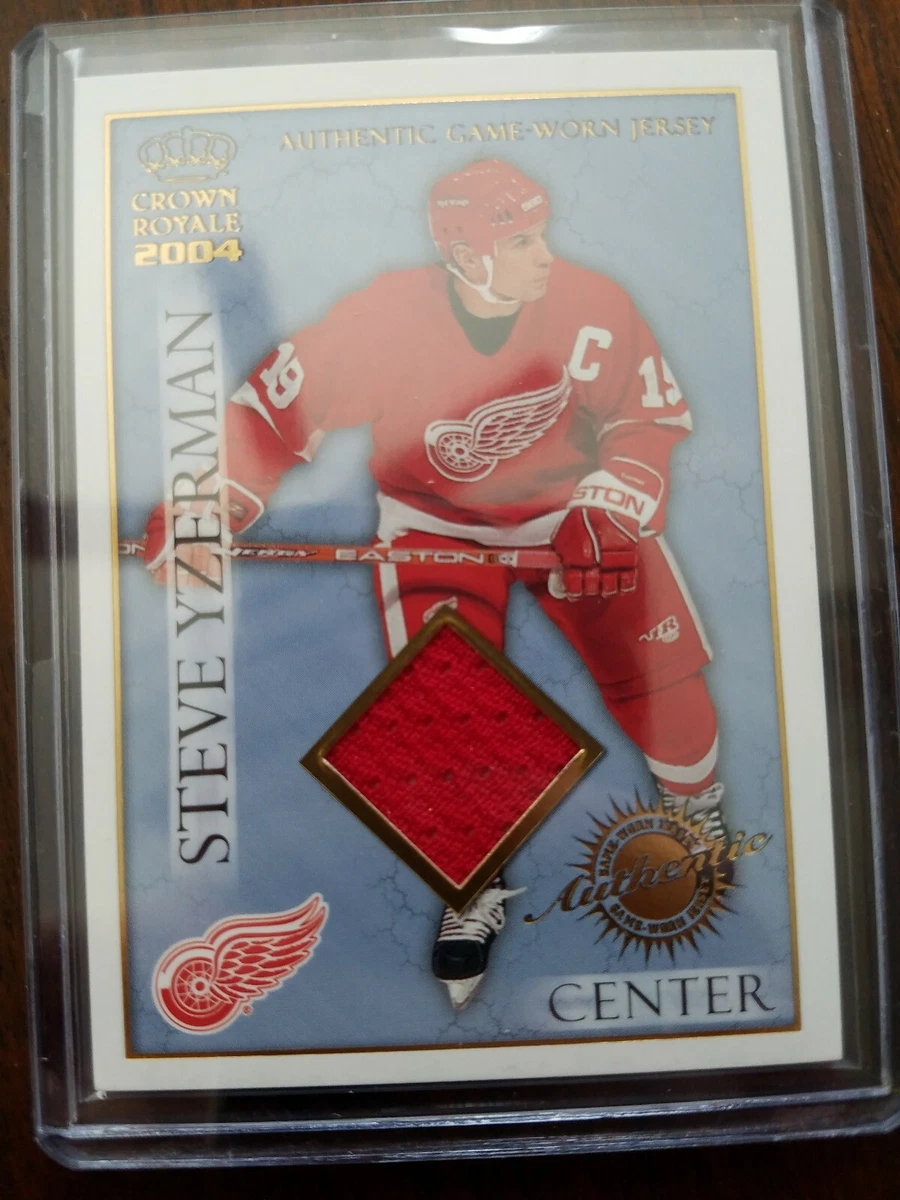 yzerman game worn jersey