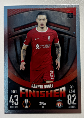 99 Darwin Núñez Liverpool Match Attax 23/24 Topps | eBay