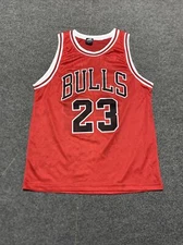 Chicago Bulls Michael Jordan Vintage 90s Apex One NBA Basketball Jersey Large