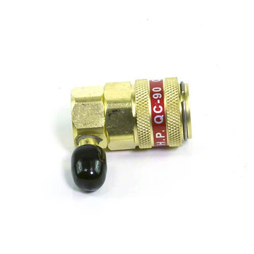 Yellow Jacket 41317 Auto R-134a A/C Coupler, Hi-Side 1/4" Flare
