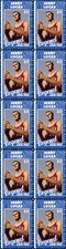 JERRY LUCAS BASKETBALL LEGEND MINT VIGNETTE STAMP STRIP OF 10 3