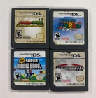 Super Mario Game Lot Nintendo DS Kart Bros Luigi Rough Shape Tested & Works!