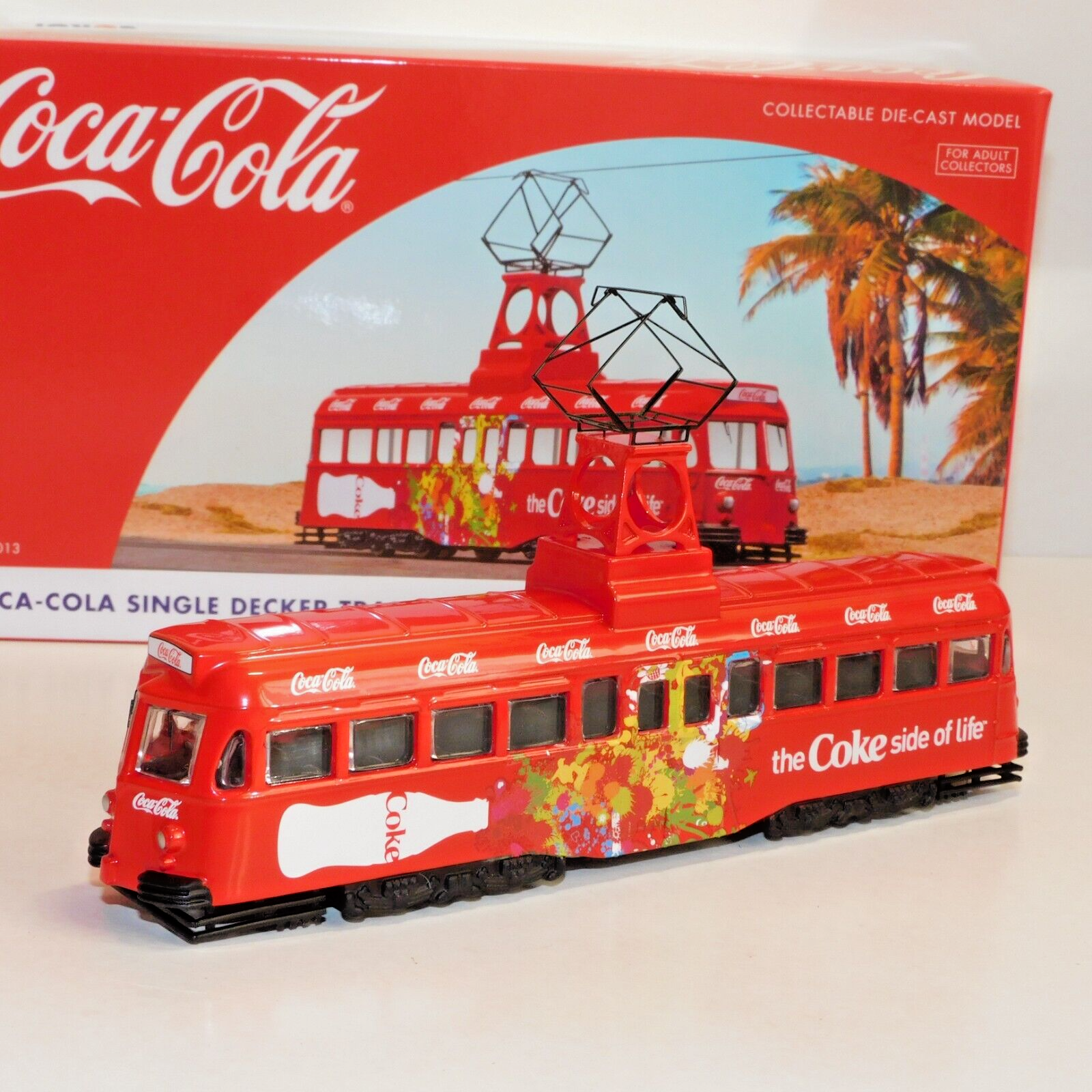 CORGI SINGLE DECK TRAM COCA-COLA 1/76 CC44013