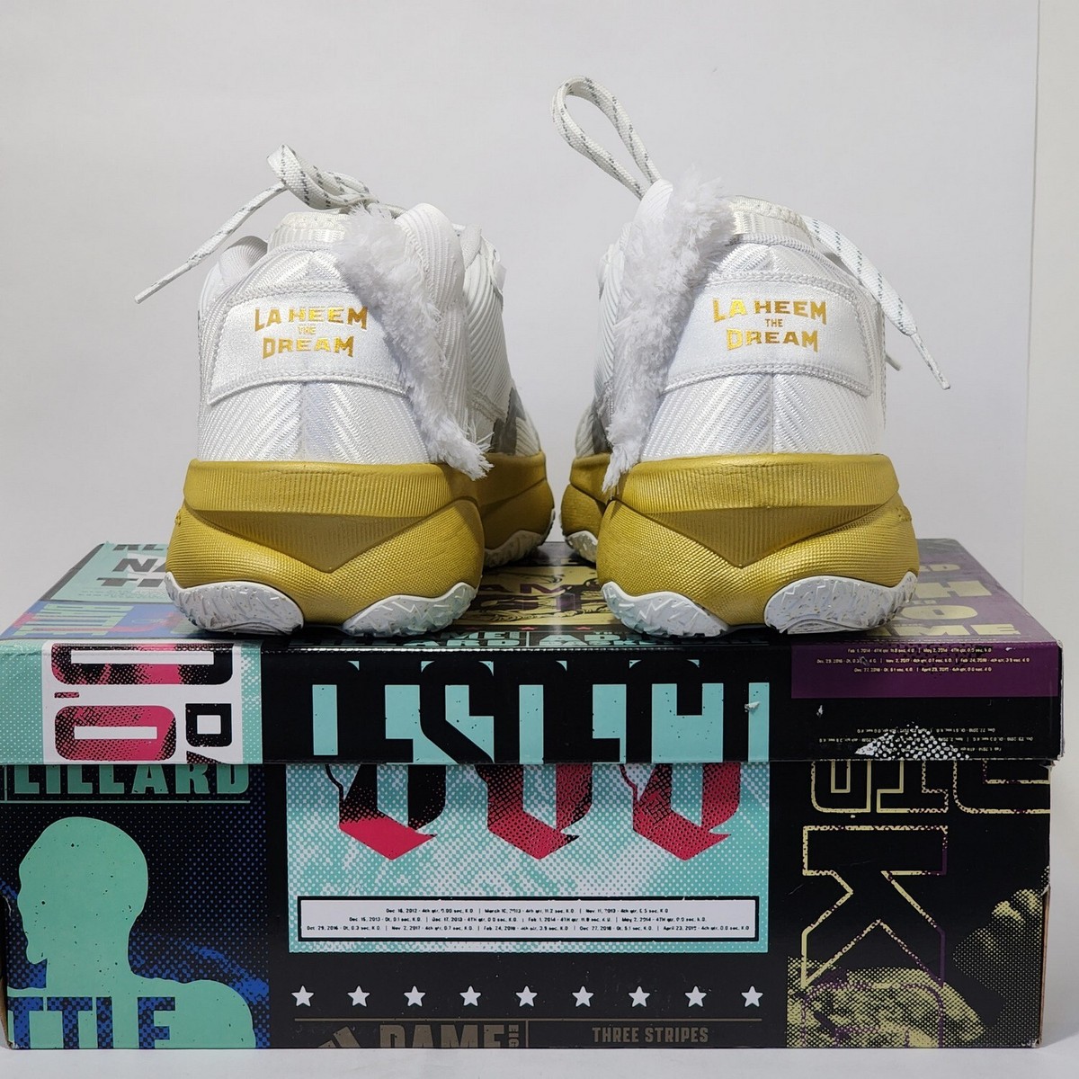 「DREAM」 Adidas Dame 8 Laheem The Dream Damian Lillard Sneakers