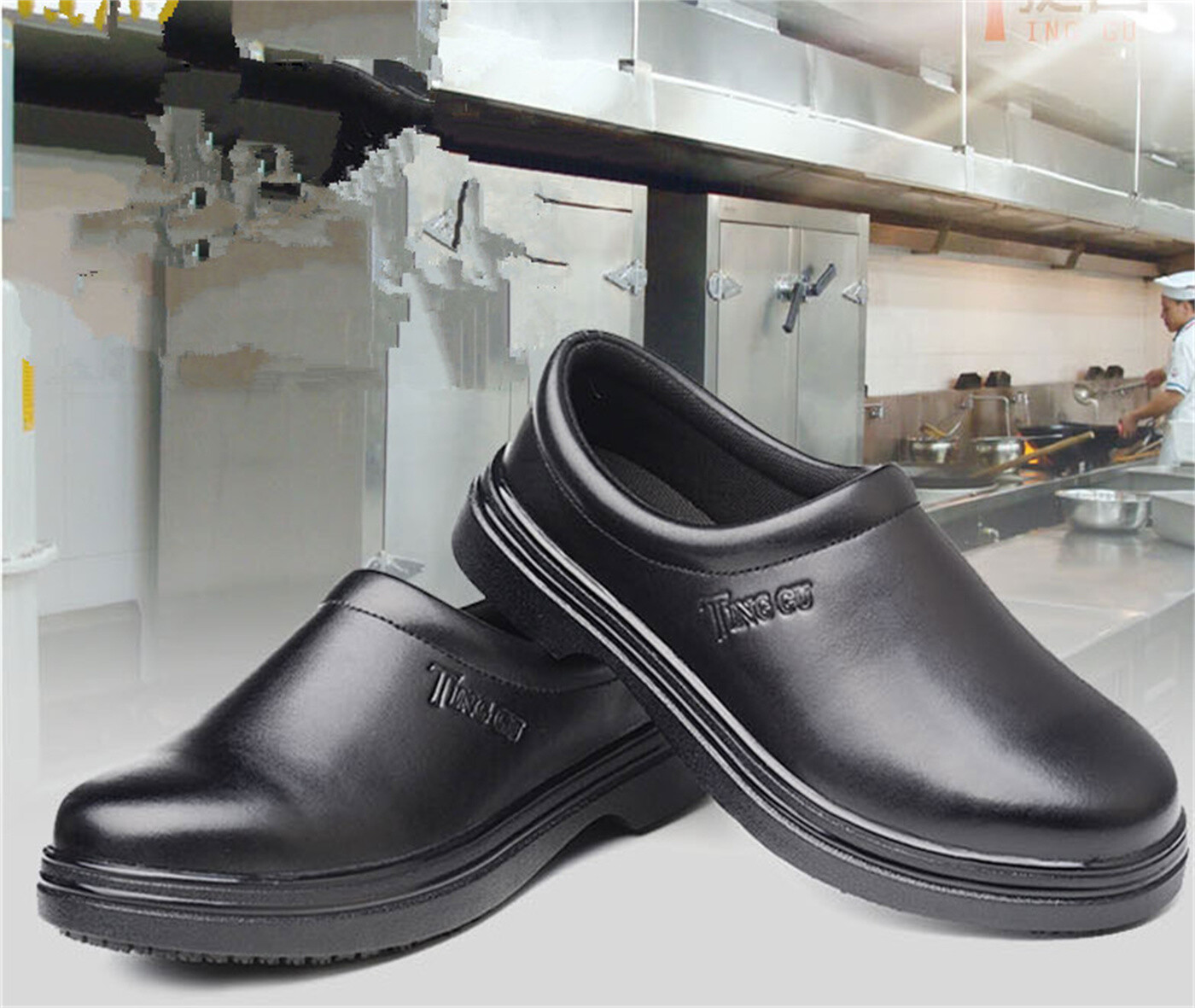 Rain Boots Non-Slip Rubber Work Shoes 