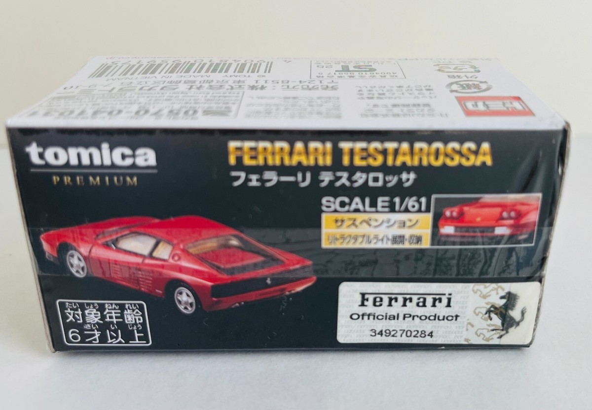 トミカ 10th Ferrari TESTAROSSA 新品未開封 TOMICA PREMIUM Ferrari TESTAROSSA Red 10th Anniversary Takaratomy