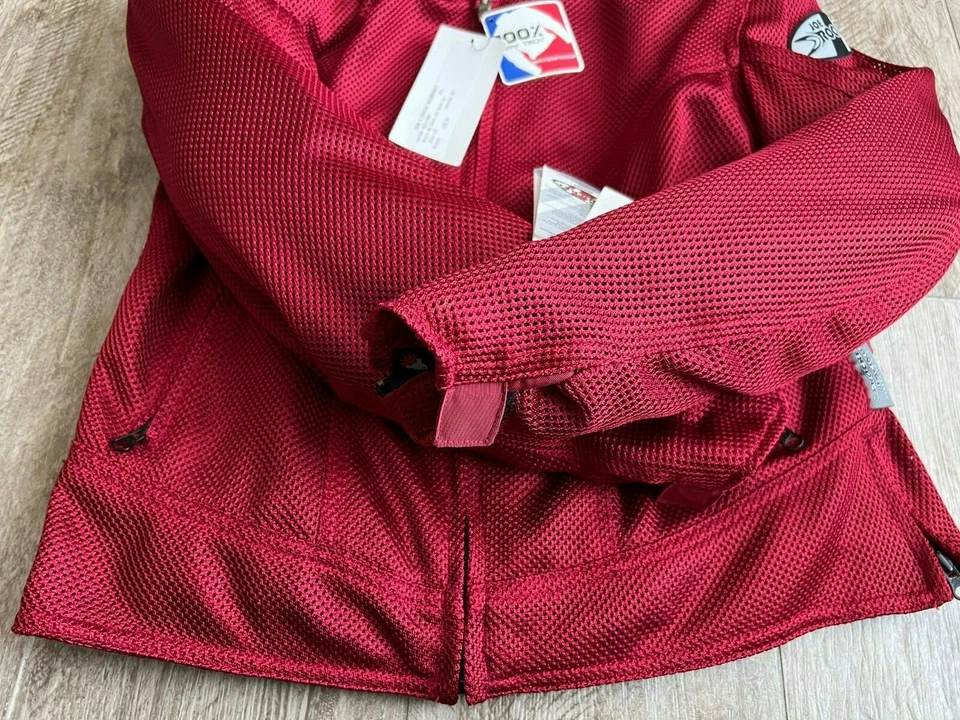 JOE ROCKET RED WINE TECH CLEO MOTORCYCLE JACKET-WOMEN'S LARGE-NEW NWT - Image 4 of 4