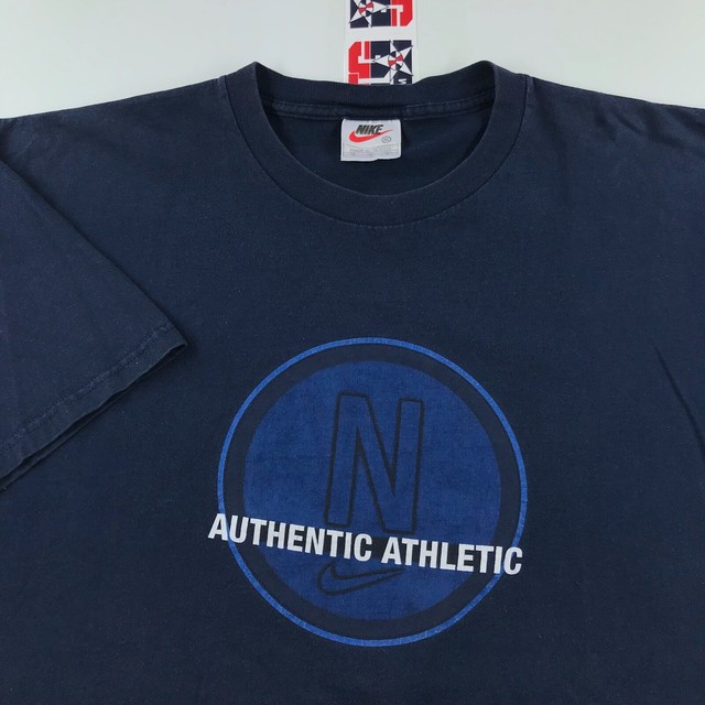 Vintage NIKE "AUTHENTIC ATHLETIC" TShirt Mens XL 2000's White Tag eBay