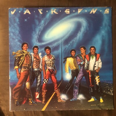THE JACKSONS Victory - 1984 1st Press Epic LP w/ Rare Merch Insert