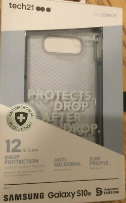 New OEM Tech21 Evo Check Shark Blue Case For Samsung Galaxy S10e