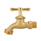 EFIELD Outdoor Garden Hose Faucet /Valve 1/2" Male NPT×3/4" Male GHT Threaded