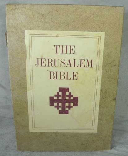 Vintage The Jerusalem Bible 1966 Edition Hardcover with Slipcase Doubleday - Picture 4 of 17