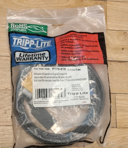 Tripp Lite P776-010 10ft USB Cable for B020 / B022 Series KVM Switch