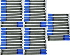 50 x Hook and Loop cable ties FK 16cm x 16mm blue Hook and Loop tapes cable Hook and Loop metal eyelet