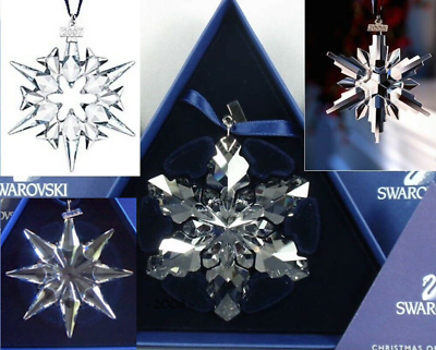 2006~2007~2008~2009 Swarovski~Snowflake STAR Annual Christmas