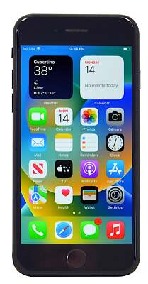 Apple iPhone SE 2. Generation, 64GB, Netzwerk entsperrt, schwarz, A2296