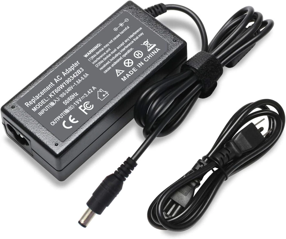 19V 3.42A 65W ADAPTER FOR ASUS LAPTOP CHARGER POWER SUPPLY + Power Cord 4.0*1.35 - image 2 of 3