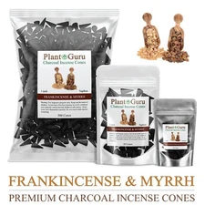 Frankincense And Myrrh Charcoal Incense Cones 1" TOPFLOW Bulk For Burner Holder