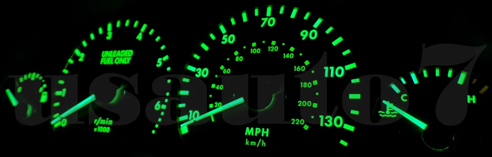 Dash Instrument Cluster Gauge GREEN LED LIGHT KIT Fits 70-96 Range Rover 1st Gen - Imagem 4 de 4