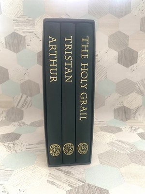 Folio Society Legends Of King Arthur 3x Hardback Book Set With Slip Case