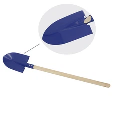 Kids Garden Tool Toy Mini 28" Shovel Reduced Size Wood Handle Metal Spade