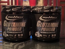 2 x 200g - IronMaxx Glutamine Powder 100%