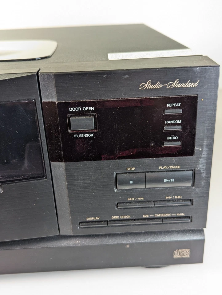 Cambiador de CD de disco Fisher Studio 60 vintage modelo DAC-6005 *Piezas o reparación* Foto 3 de 4