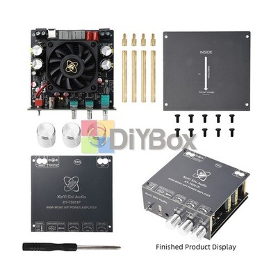 DC19-51V XY-T6001P Mono 600W BT Audio Amplifier Board High Low Bass TWS TPA3255